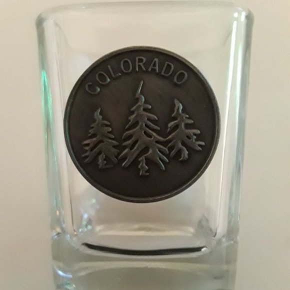 COLORADO SHOT GLASS - HEAVY THICK GLASS - MEASSURES 2.25" x 1.75" - PARTY TIME - Picture 1 of 1